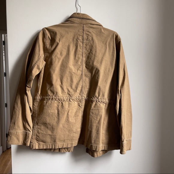 Old Navy Beige/Tan Mens Lightweight Canvas Mens Jacket Size Medium - Picture 2 of 8